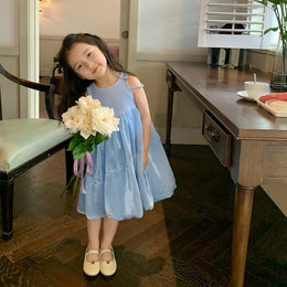 Girls Tiered A-Line Dress