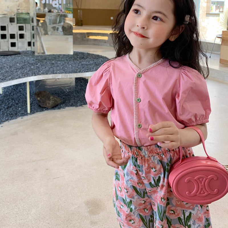 Girls Pure Cotton Top With Shorts