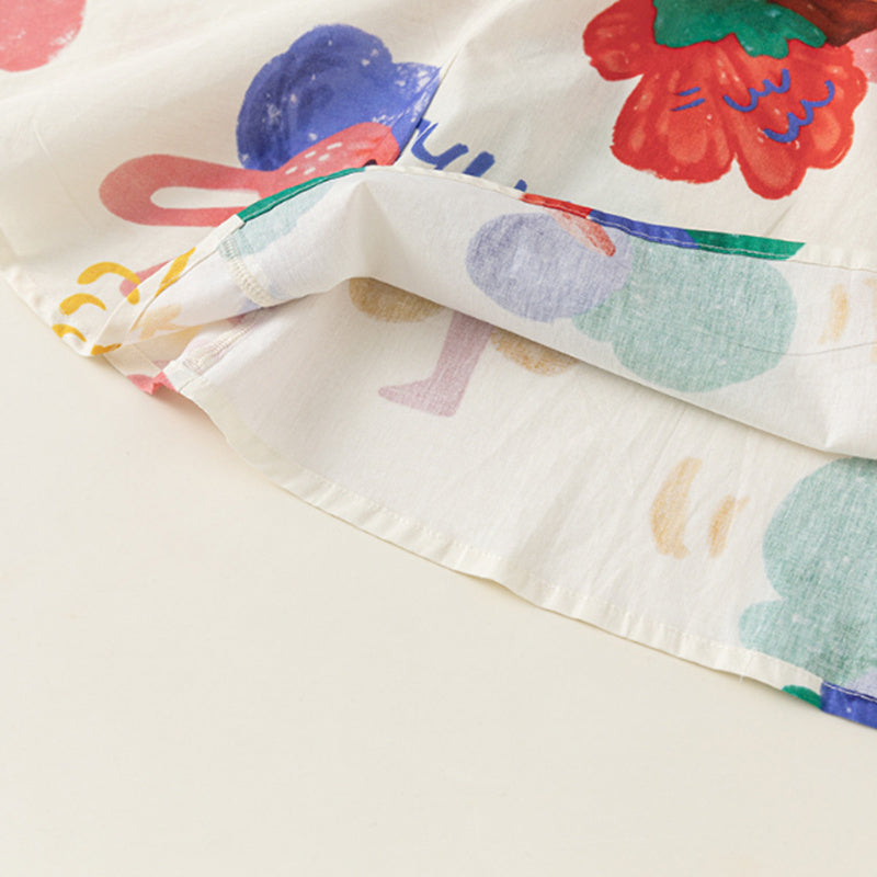 Girls Printed A-Line Dress
