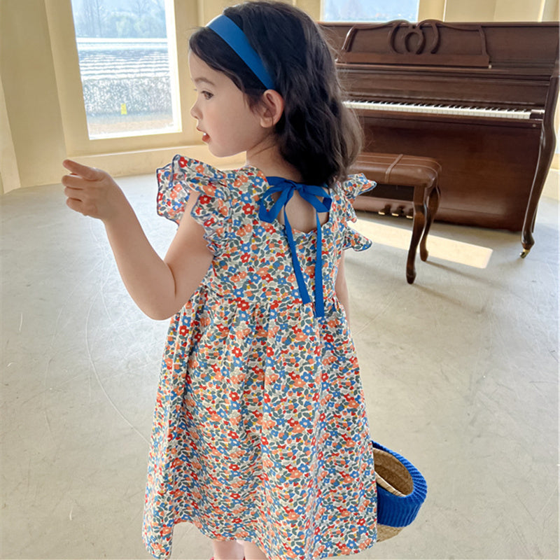 Floral Print Fit & Flare Dress