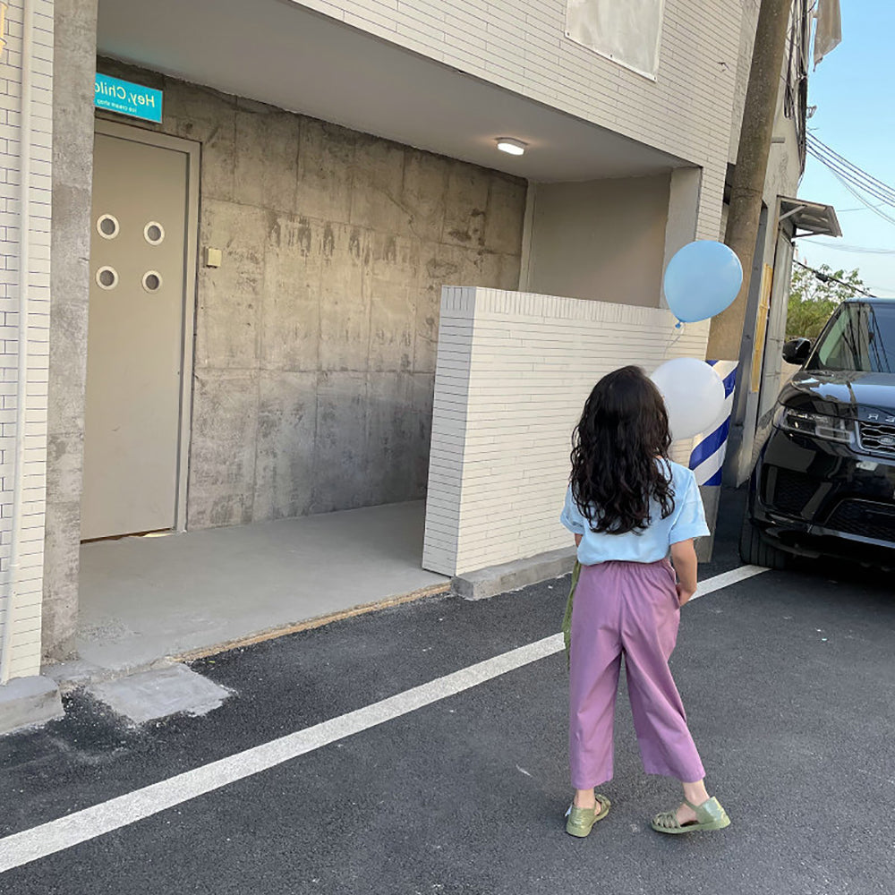 Girls Loose Fit Easy Wash Trousers