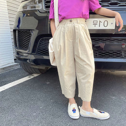 Girls Loose Fit Easy Wash Trousers