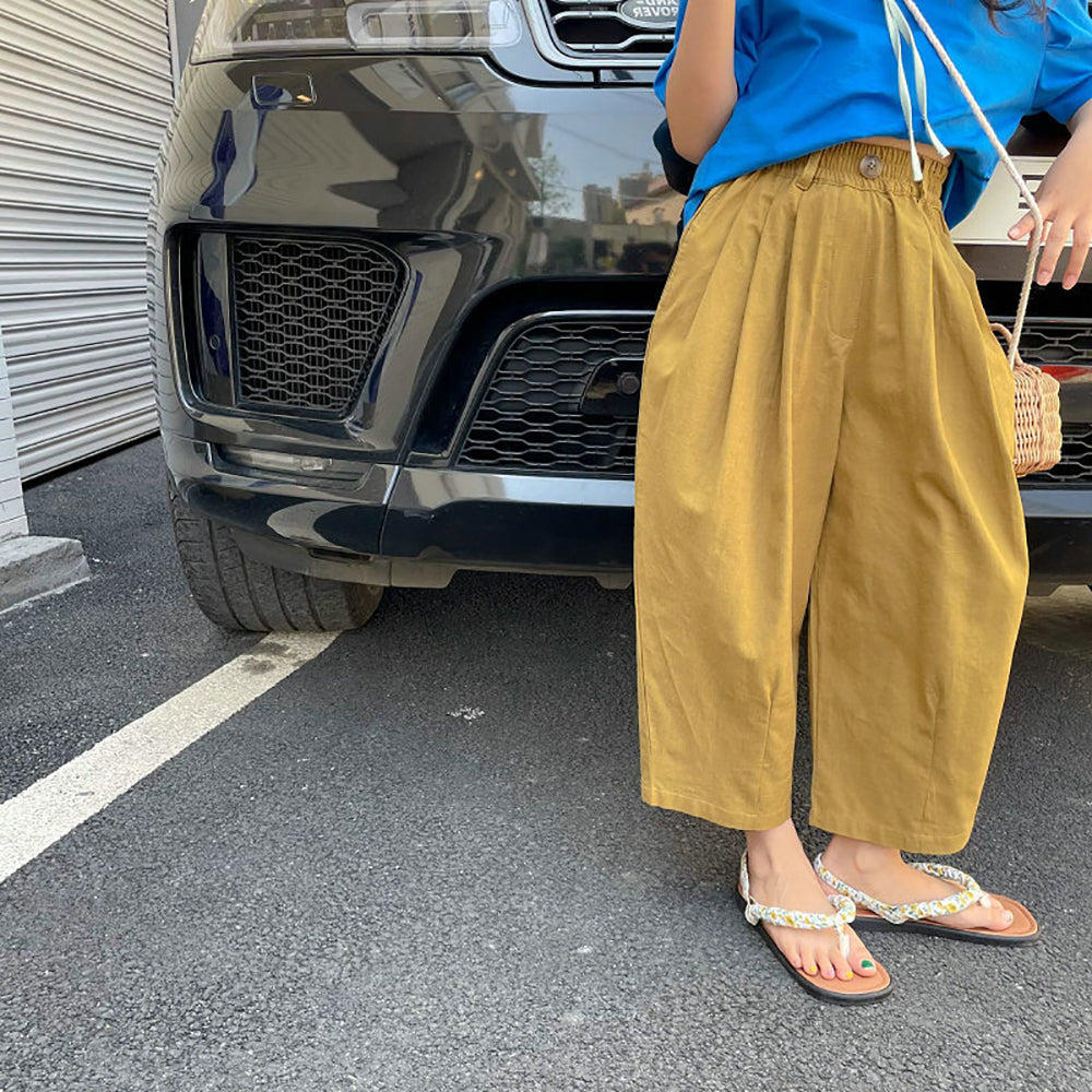 Girls Loose Fit Trousers