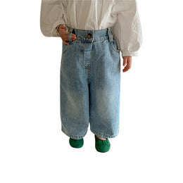 Girls Straight Fit Light Fade Jeans