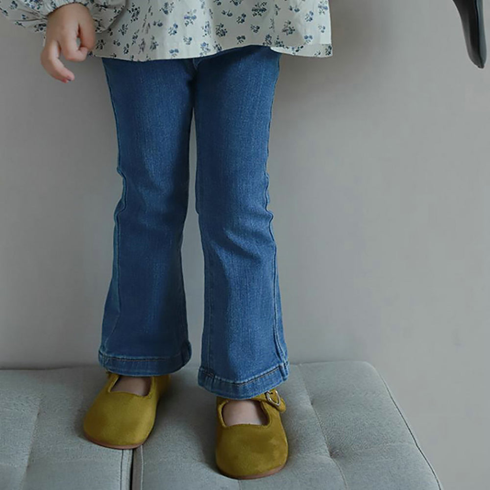 Girls Mid-Rise Regular Fit Jeans