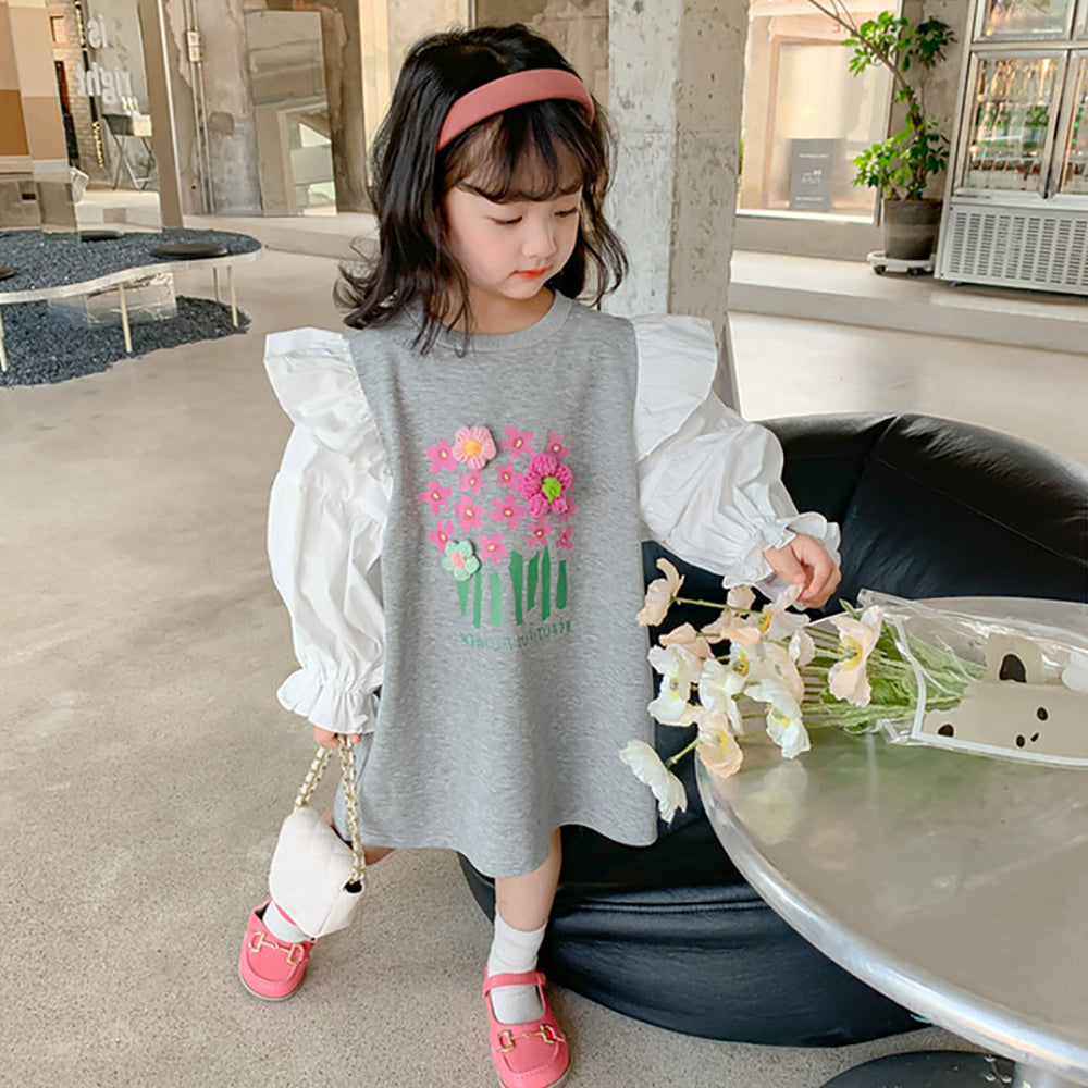 Colourblocked T-shirt Dress