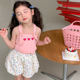 Girls Sleeveless Top With Dhoti Pants