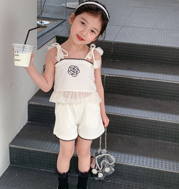 Girls Printed Top With Shorts