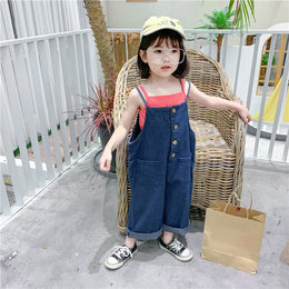 Girls Dungarees With Top
