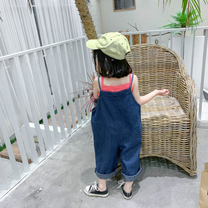 Girls Dungarees With Top