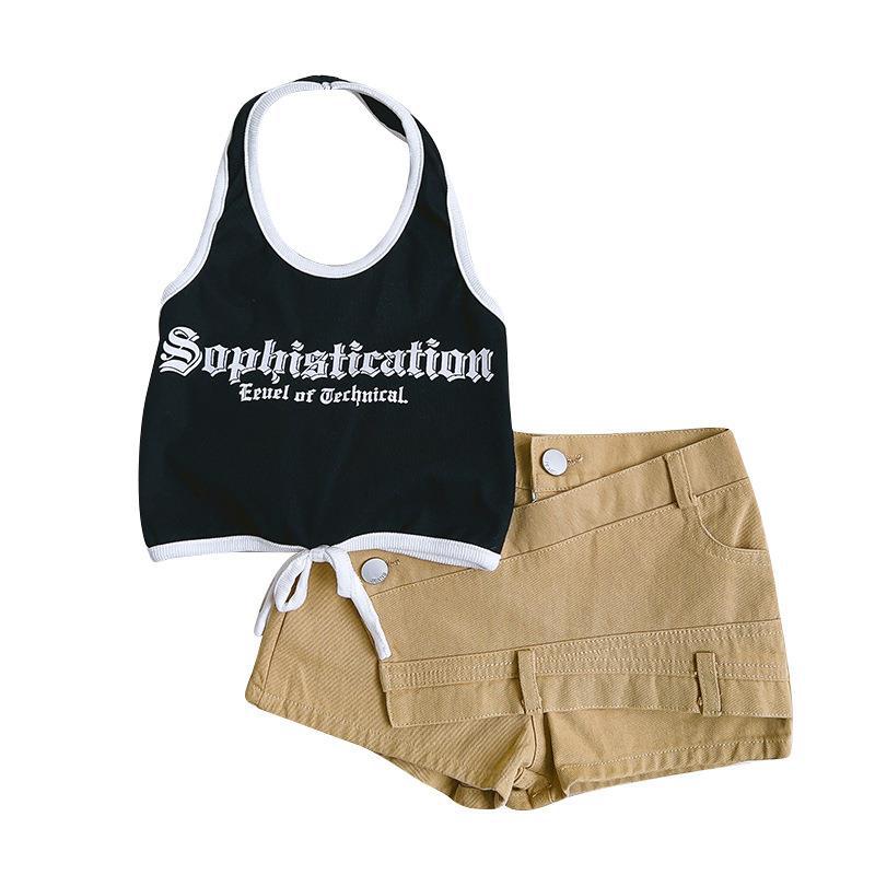 Girls Printed Pure Cotton Top with Shorts