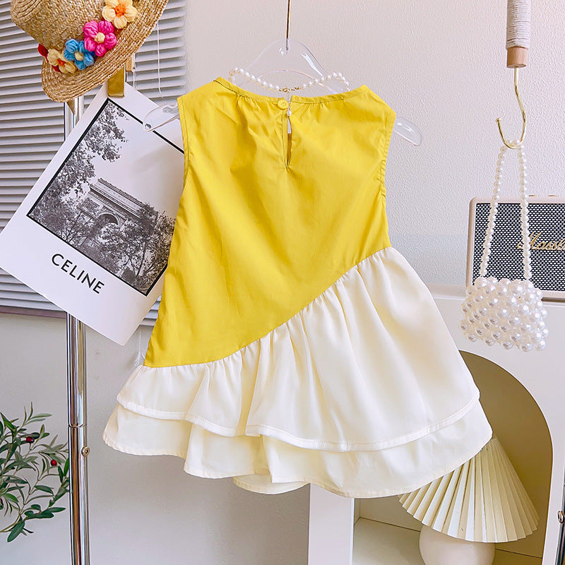 Girls Layered A-Line Dress