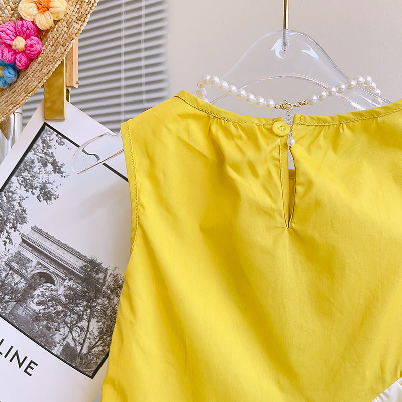 Girls Layered A-Line Dress