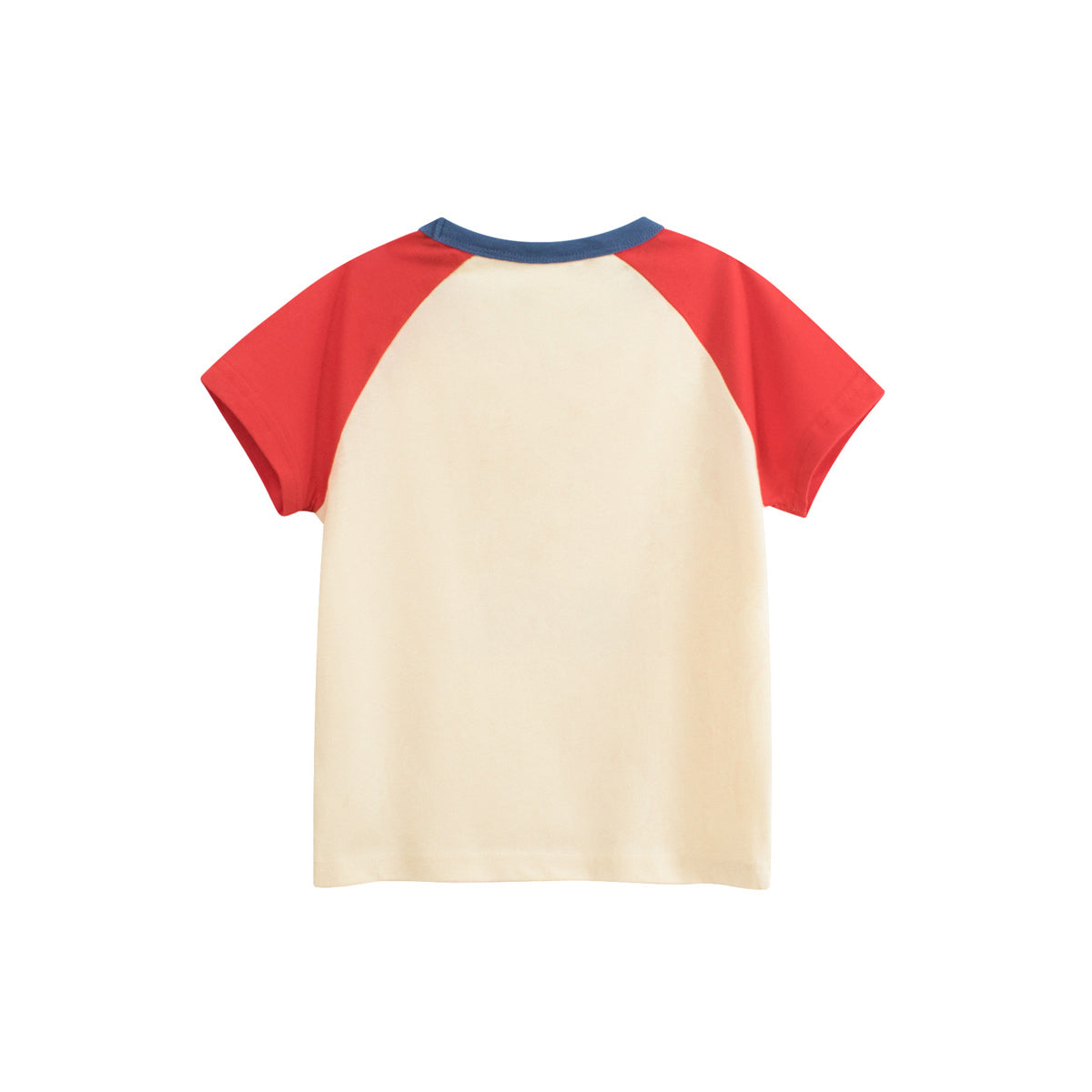 Boys Typography Printed Round Neck Short Sleeves Cotton T-shirt