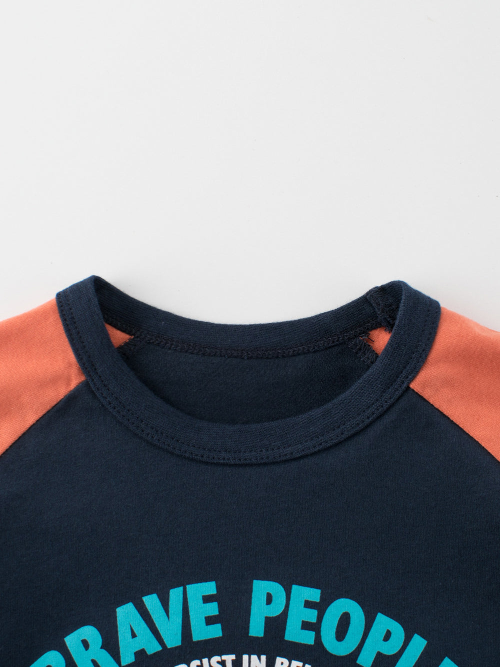 Boys Typography Printed Round Neck Short Sleeves Cotton T-shirt