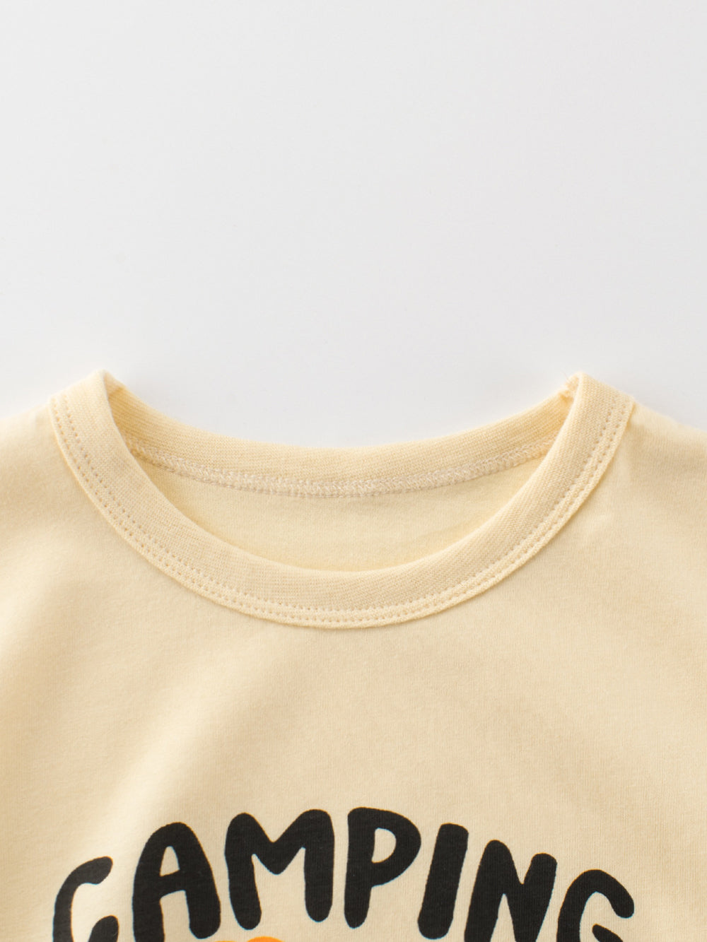 Boys Typography Printed Round Neck Short Sleeves Cotton T-shirt