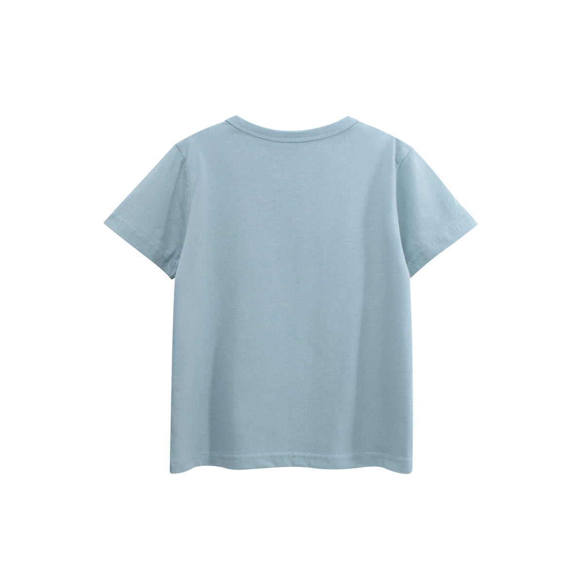 Boys Animal Printed Round Neck Short Sleeves Cotton T-shirt
