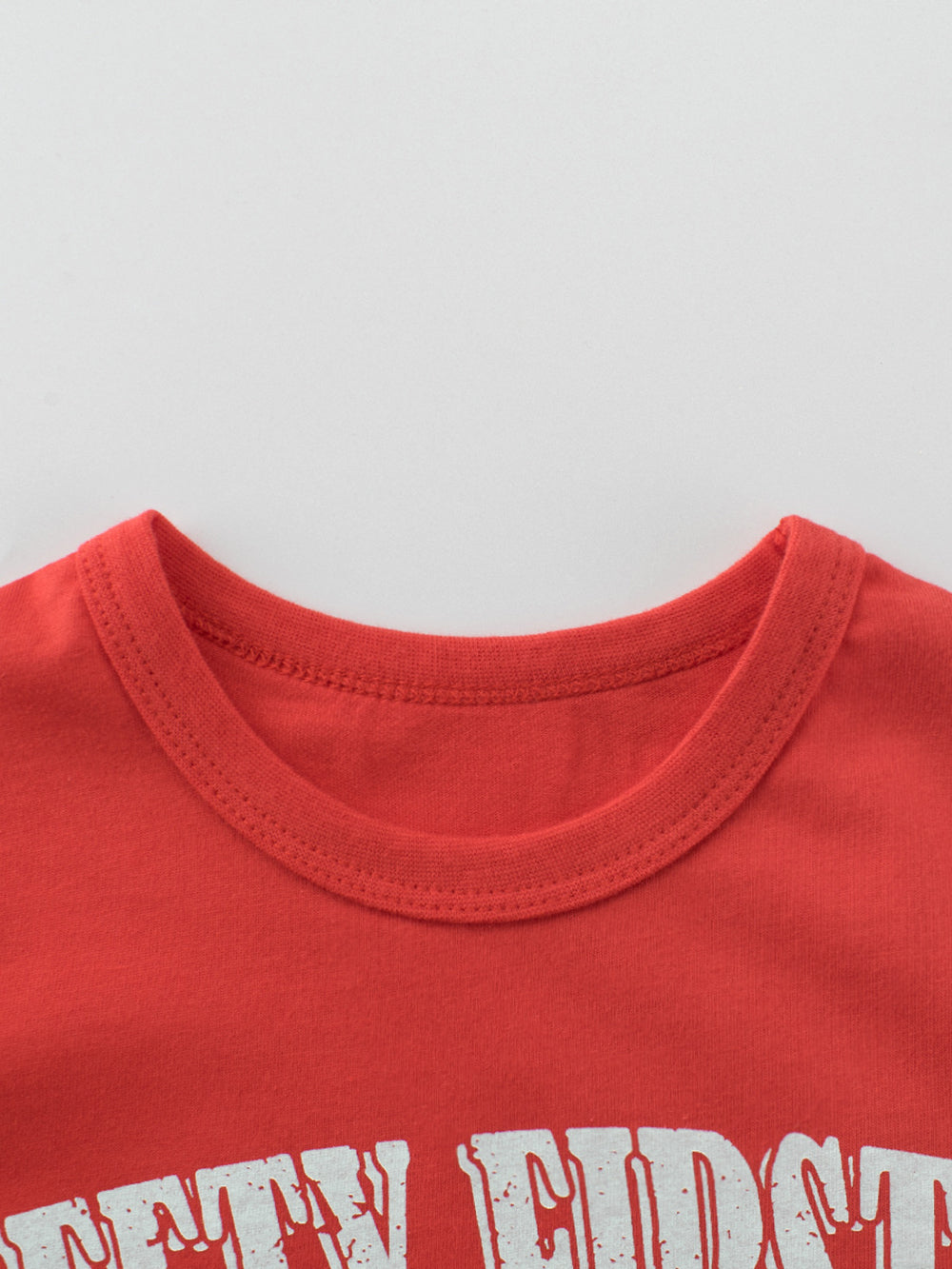 Boys Graphic Printed Round Neck Short Sleeves Cotton T-shirt