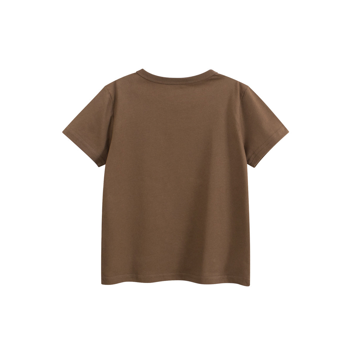 Boys Animal Printed Round Neck Short Sleeves Cotton T-shirt