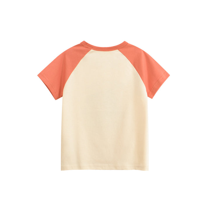 Kids Boys Graphic Printed Round Neck Cotton Regular Fit T-shirt