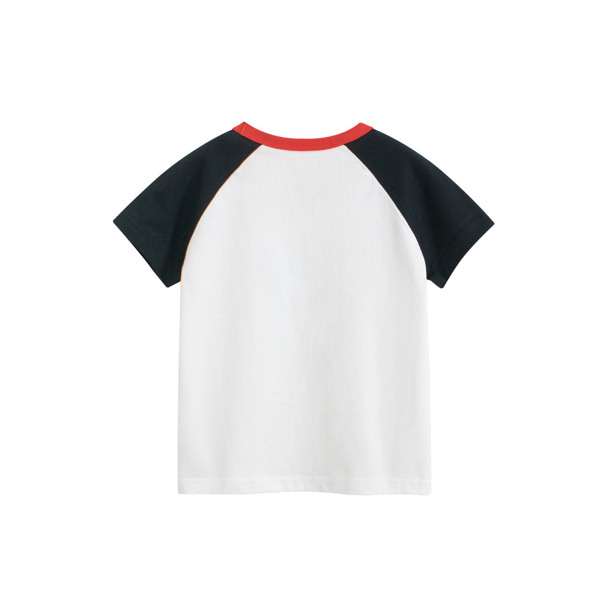 Boys Animal Printed Round Neck Short Sleeves Cotton T-shirt