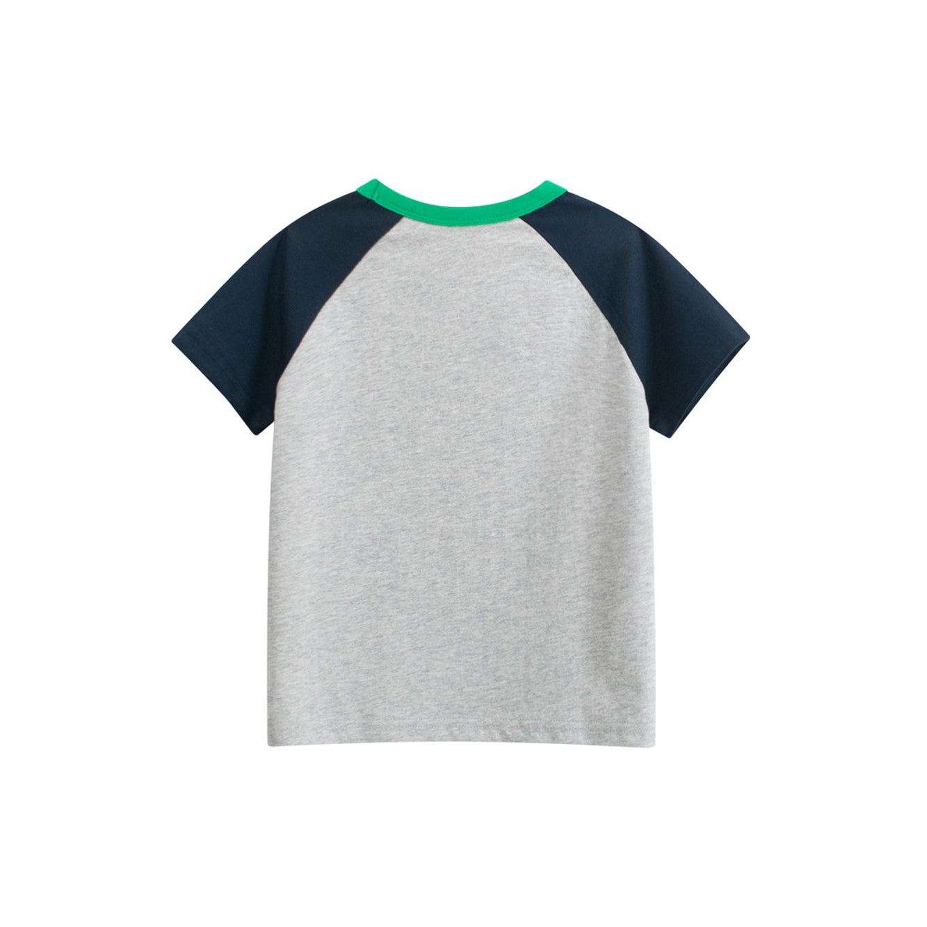 Boys Typography Printed Round Neck Short Sleeves Cotton T-shirt
