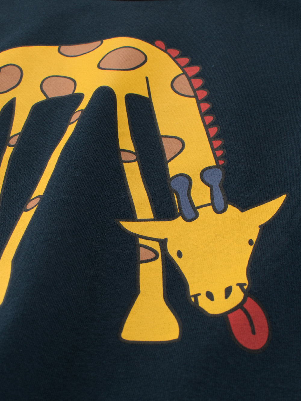 Boys Animal Printed Round Neck Short Sleeves Cotton T-shirt