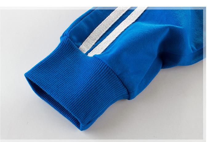 Boys Hooded Colourblocked Pure Cotton Coat with Pyjamas