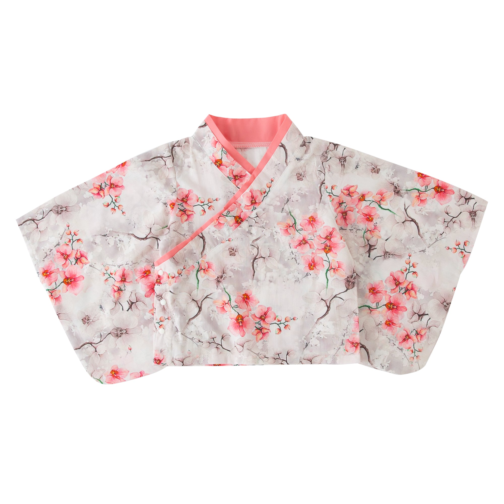Girls Floral Printed Top With Shorts