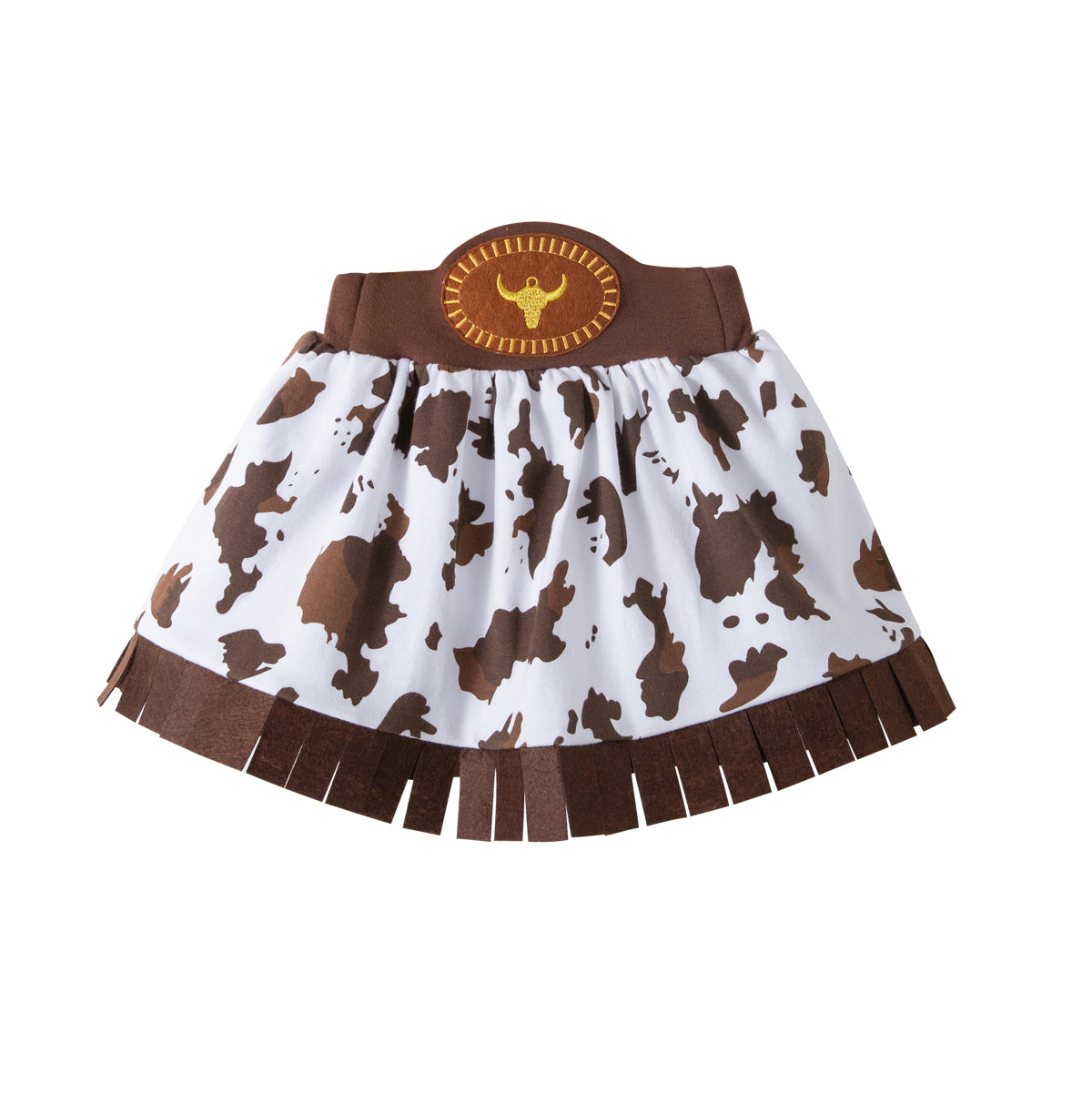 Unisex Kids Pure Cotton Shirt With Skirt
