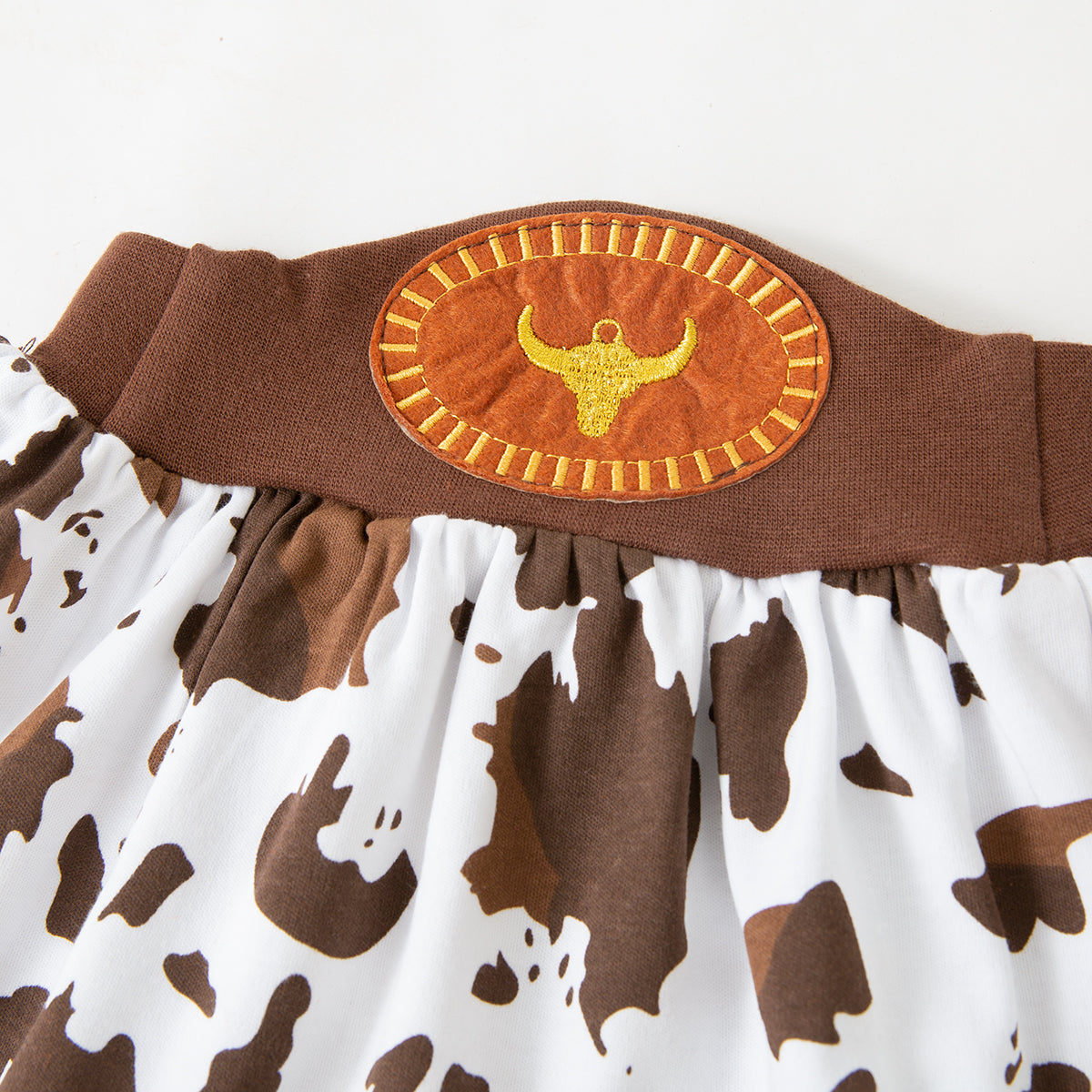 Unisex Kids Pure Cotton Shirt With Skirt