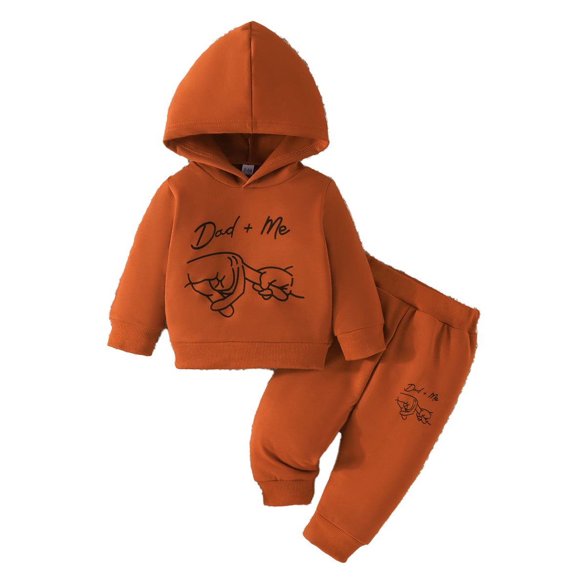 Orange Kids Printed Top with Pyjamas