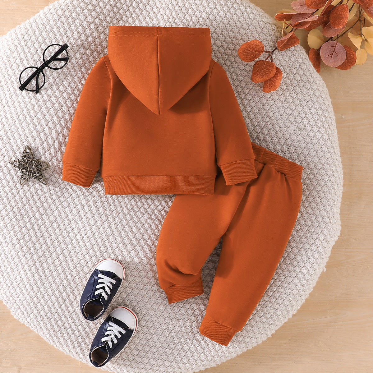 Orange Kids Printed Top with Pyjamas