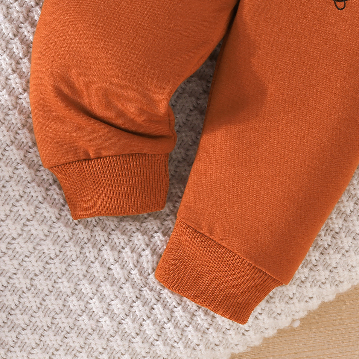 Orange Kids Printed Top with Pyjamas
