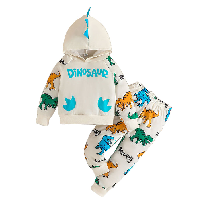 Off White Boys Printed Sweatshirt with Pyjamas