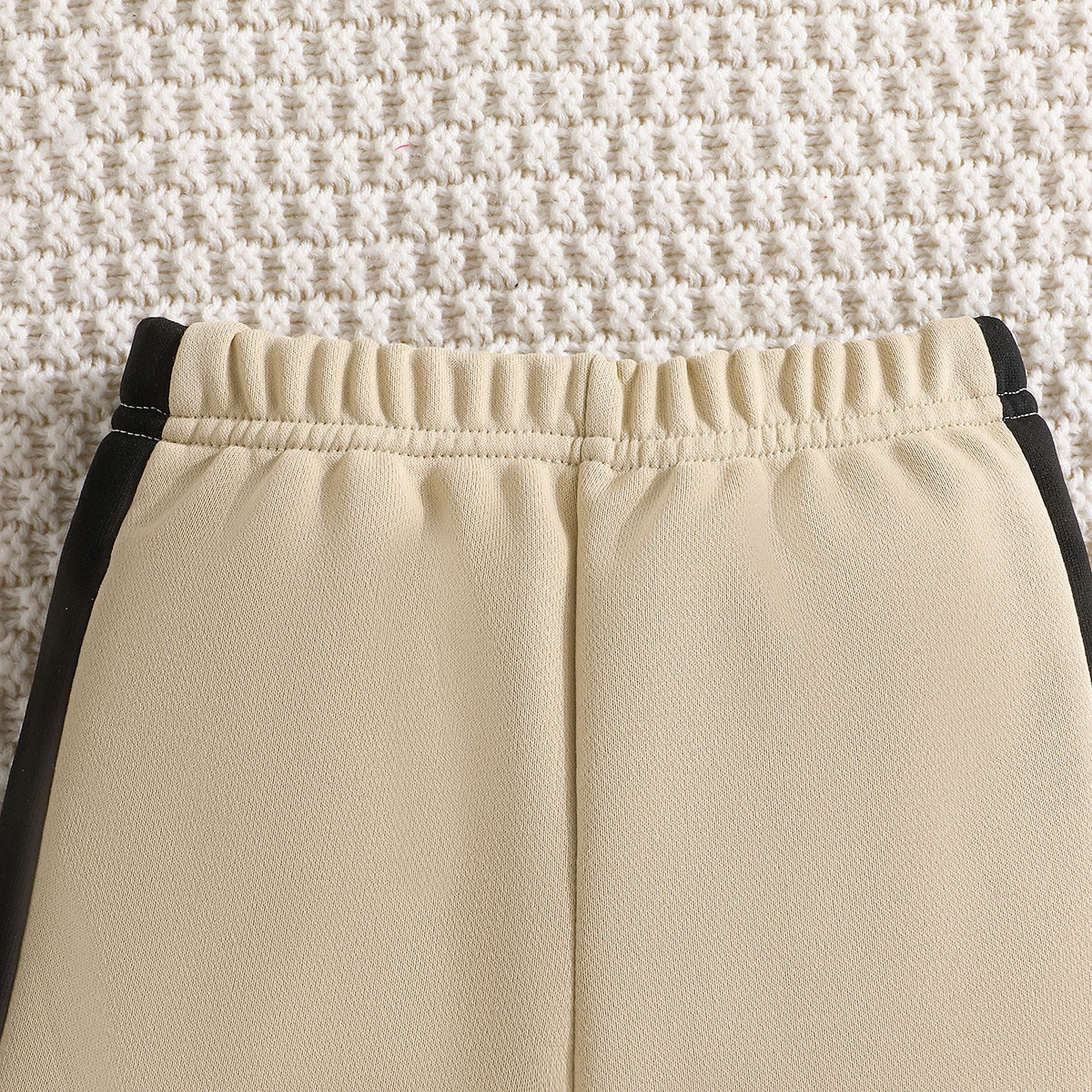 Beige Boys Colourblocked Top with Pyjamas