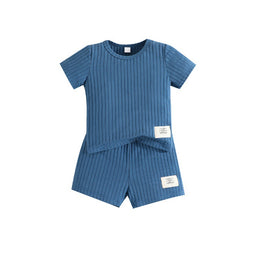 Boys Striped T-shirt with Shorts