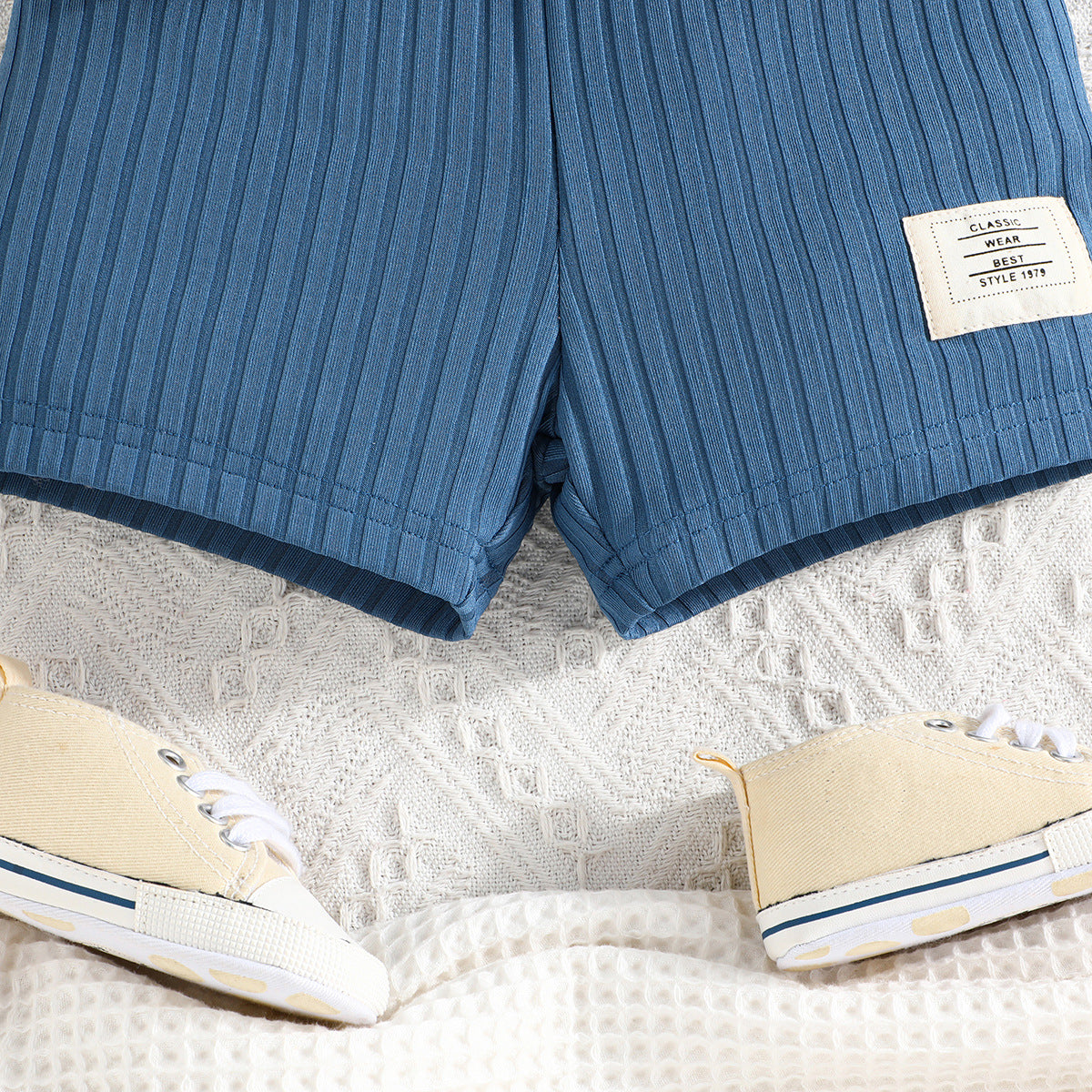 Boys Striped T-shirt with Shorts