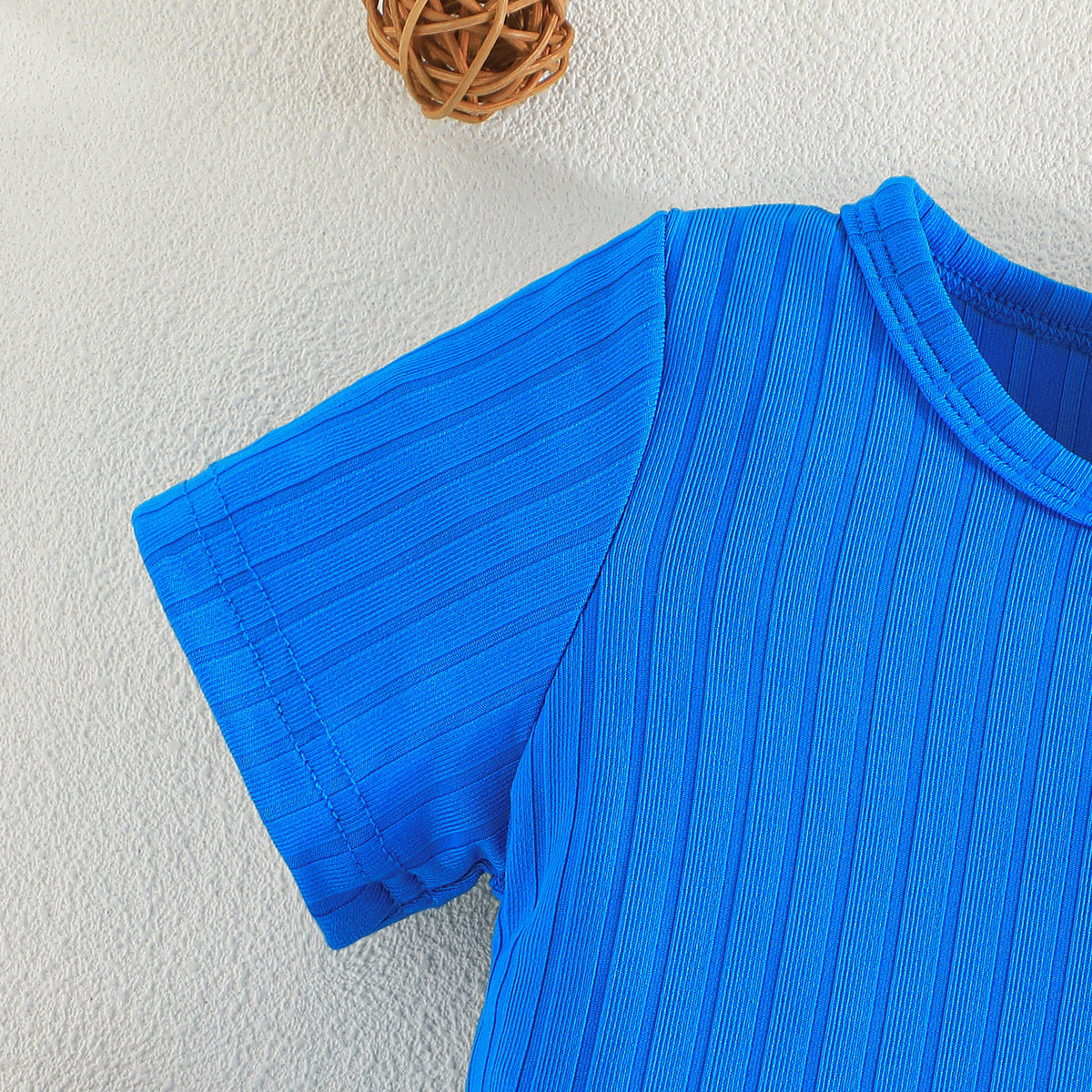 Boys Striped T-shirt with Shorts