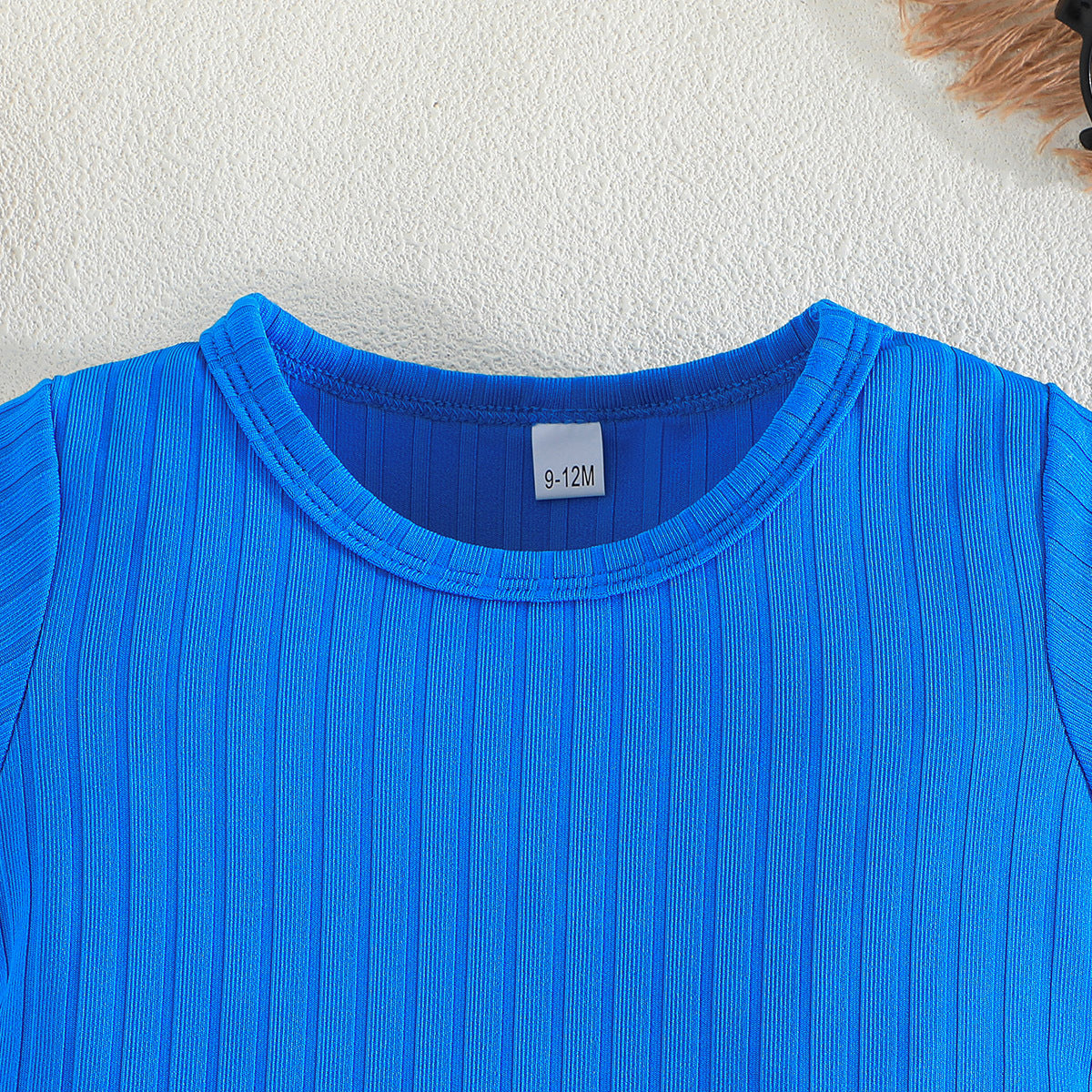 Boys Striped T-shirt with Shorts