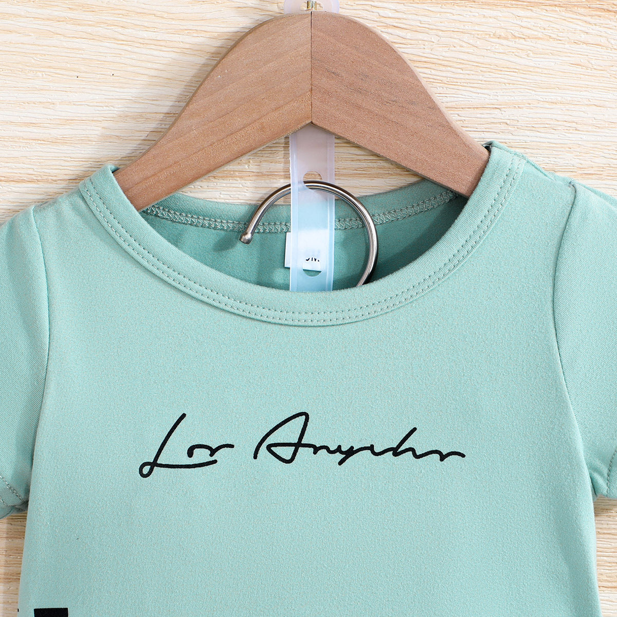 Boys Typography Printed T-shirt with Shorts