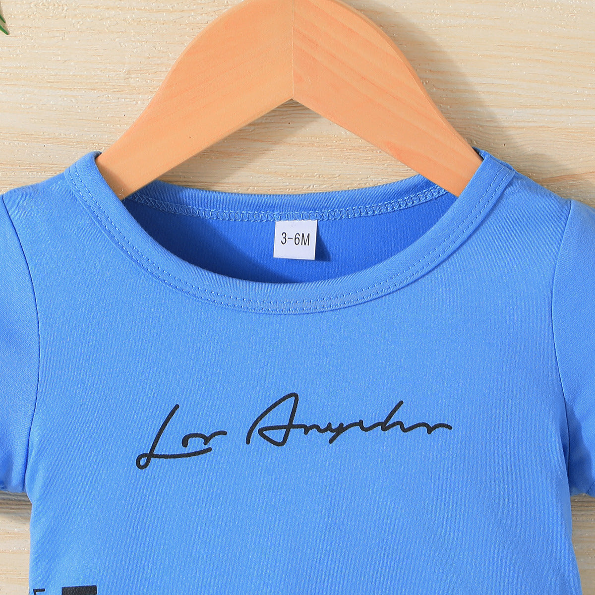 Boys Typography Printed T-shirt with Shorts