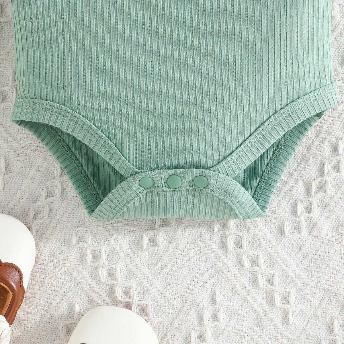 Girls Solid Top and Shorts Set