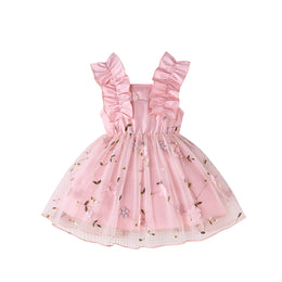 Self Design Applique Fit And Flare Mini Dress