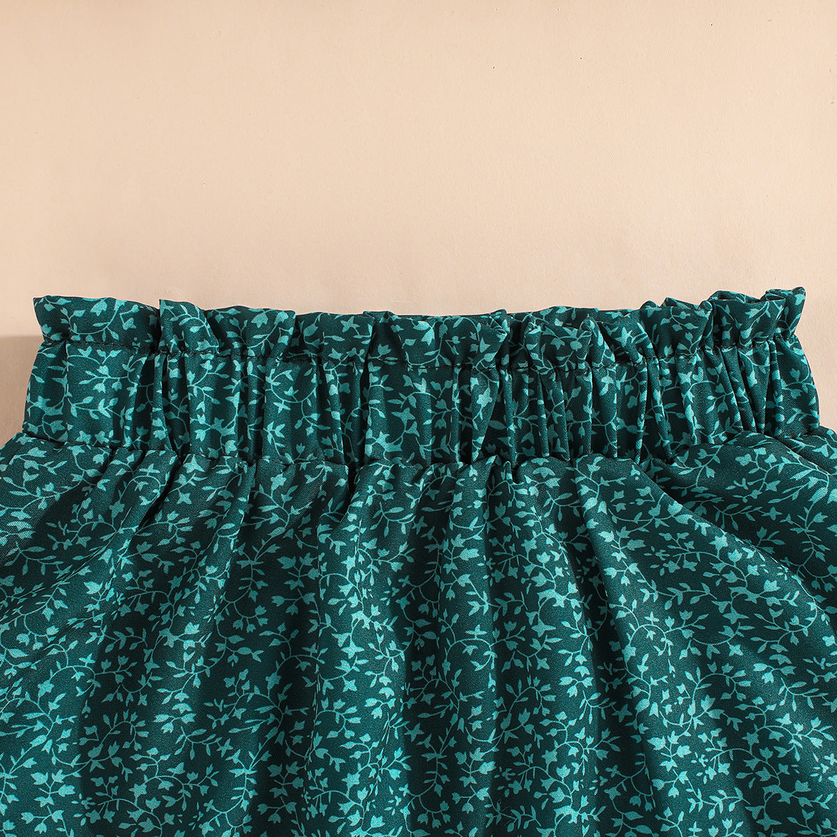 Girls Printed Top with Skirt