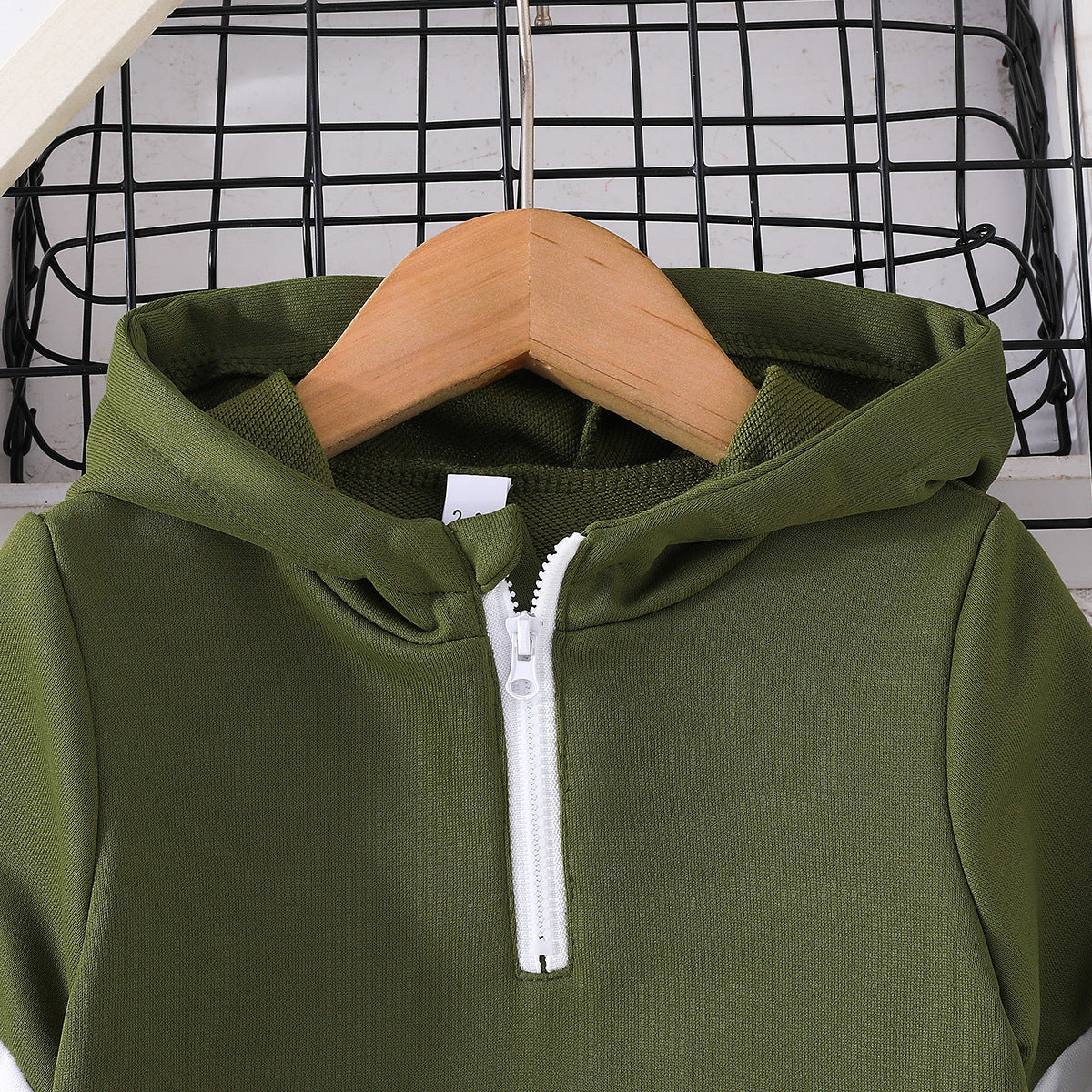 Boys Green & Black Colourblocked Hooded T-shirt with Pyjamas