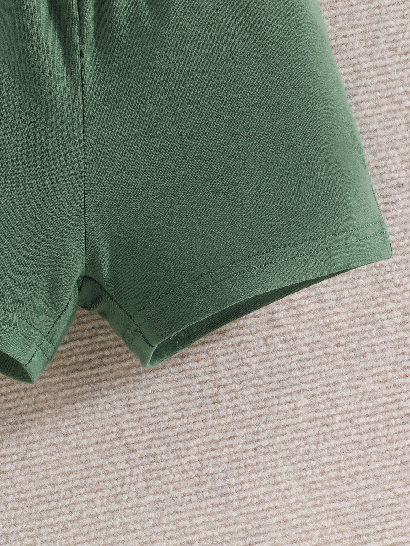 White Boys Colourblocked T-shirt with Shorts