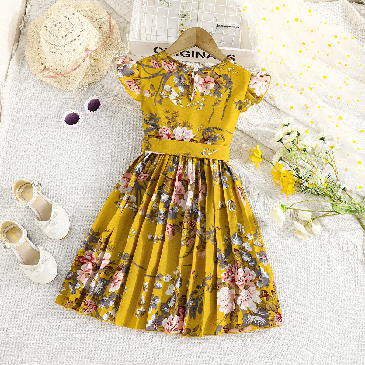 Floral Print Fit & Flare Dress