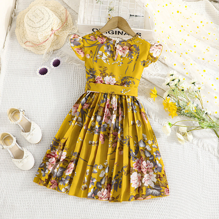 Floral Print Fit & Flare Dress