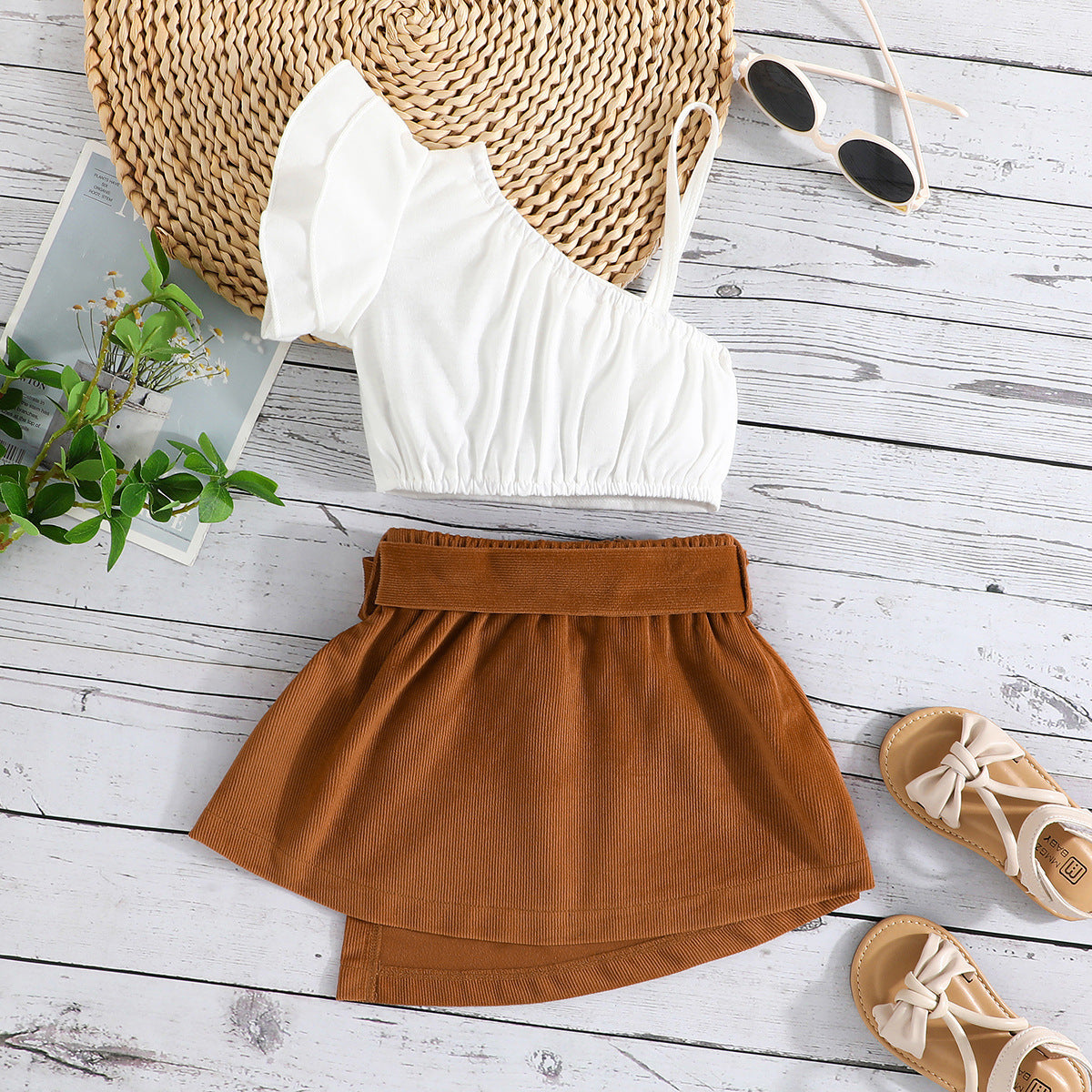 Girls Top with Shorts